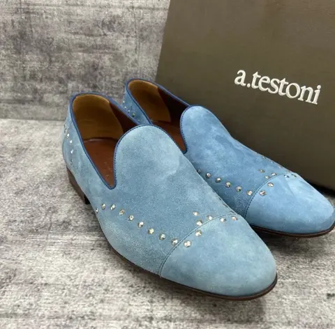 A. Testoni - Studded loafers - Instappers - Maat: Schoenen