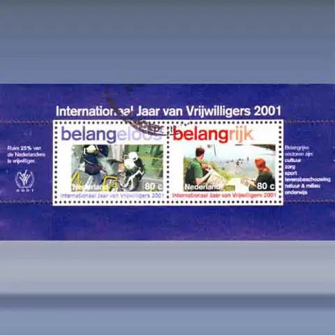 Vrijwilligerswerk (blok) (2001)