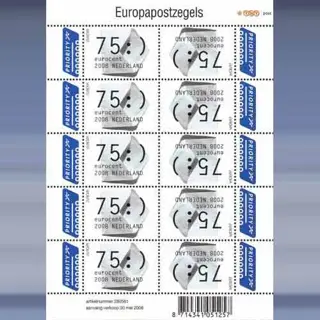 Europazegels; de brief (2008)