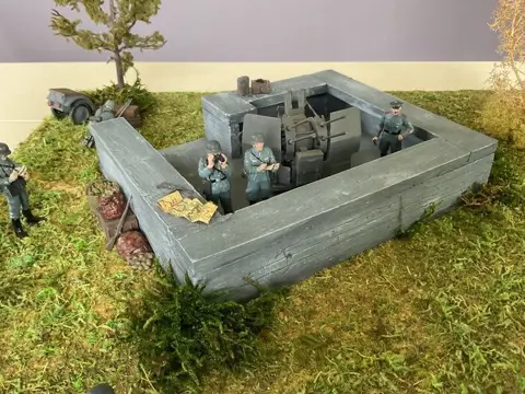 Tamiya - Twee Wereld Oorlog - Diorama Duitse luchtdoel