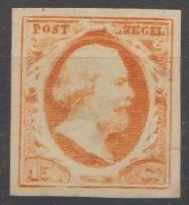 Nederland 1852 - Koning Willem III - NVPH 3