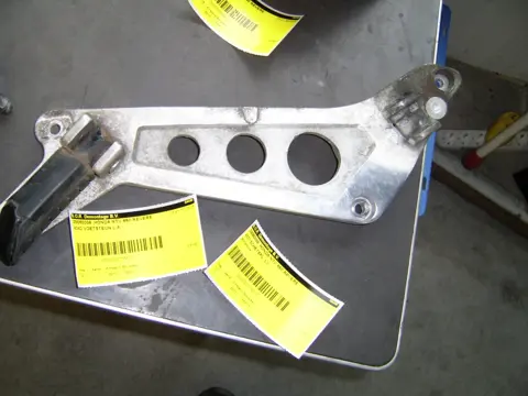 Main step holder left Honda NTV 650 1988 - 1997