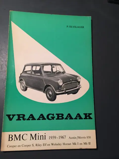 Vraagbaak BMC Mini 1959- 1967