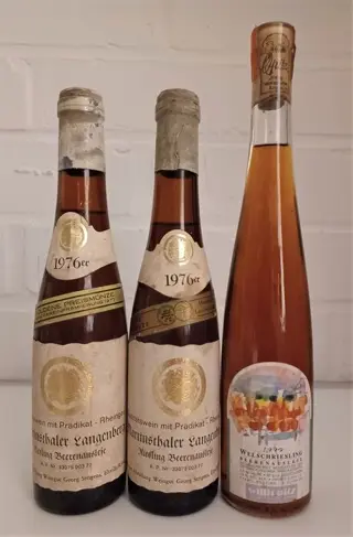 2 x 1976 Riesling Beerenauslese &amp; 1993 Welschriesling