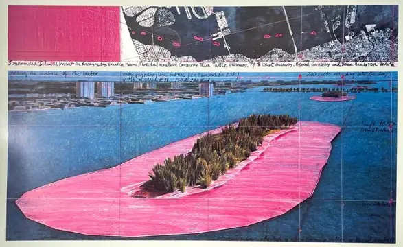 Christo - Surrounded Islands (Miami) - Achenbach licensed