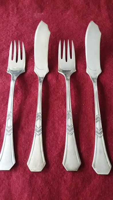 Neoveda - decoratief 24-delig verzilverd (jaren 20) Art