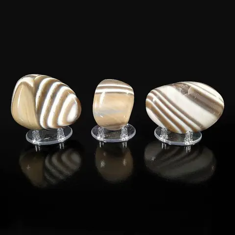 Trio van mineralen - vrije vorm blokken - - 7.8×5.5×2.6 cm