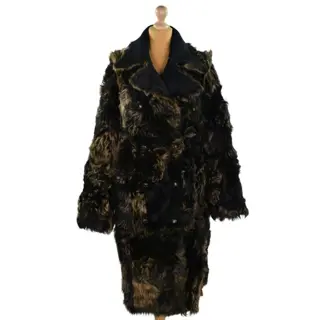 Hugo Boss - Lambskin Reversible Doublebreasted Long Bontjas