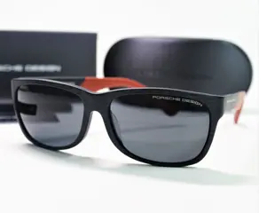 Porsche Design - P8907-C grau, schwarz, rot - Zonnebril