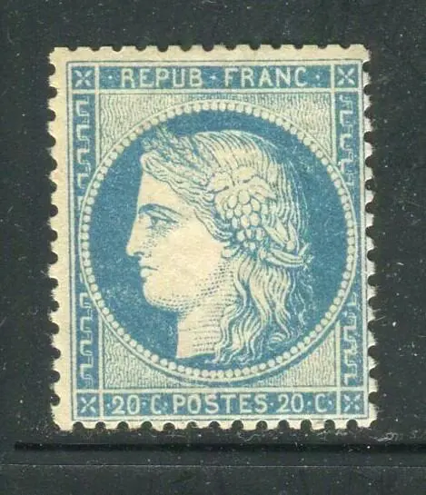 Frankrijk 1870 - Superbe & Rare n° 37b Emission de La Commune Neuf * Signé Brun & Roumet