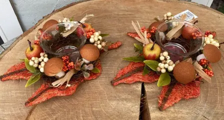 WAXINELICHTJE HERFSTSTUK NIEUW