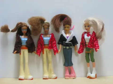 4 McDonald's 2004 MyScene dolls nr 2, 7, 8 CityScene [WKS43]