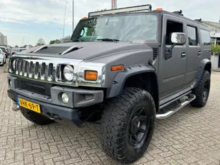 Hummer H2 6.0 V8 LPG Grijs kenteken Verhoogd Verbreed Youngtimer