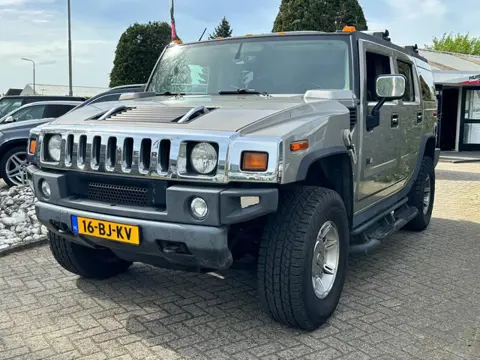Hummer H2 6.0 V8 Grijs Kenteken Bedrijfsauto 1E Eigenaar Youngtimer