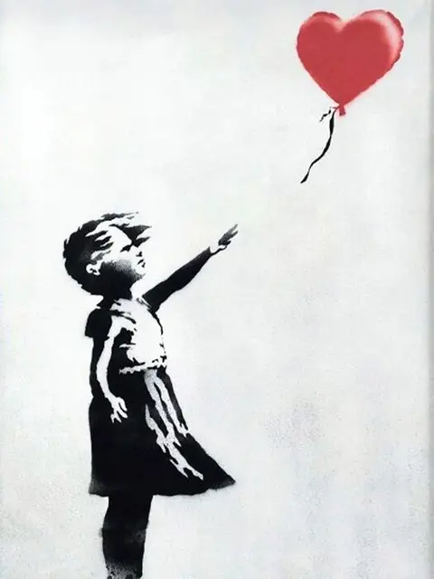 Banksy (after) - Girl With Balloon