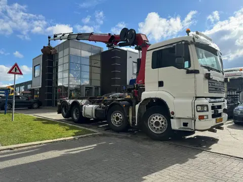 MAN TGA 35.440 8X2 - EURO 4 + HMF 2620K-RC 2018! + REMOTE + HYDRAUTO CABLE LIFT + LIFTING AXLE