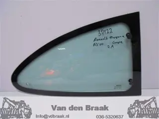 Renault Megane Coupe 1996-2002 Zijruit rechts achter