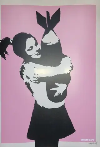 Banksy (after) - Banksy Bomb Love (Bombe Hugger) - Jaren