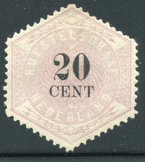 Nederland 1877 - Telegraph stamp - NVPH TG6