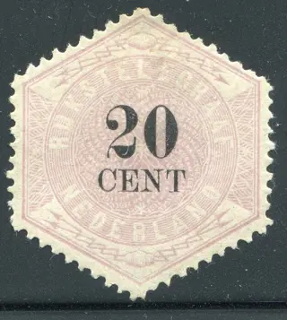 Nederland 1877 - Telegraph stamp - NVPH TG6