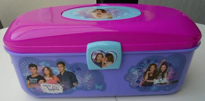 DISNEY VIOLETTE BEAUTYCASE OPBERG BOX NIEUW.