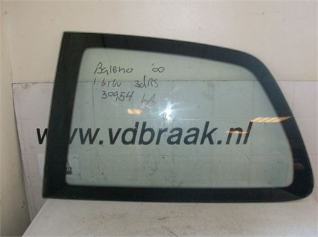 Suzuki Baleno 3drs hb 1995-2002 links achter ruit