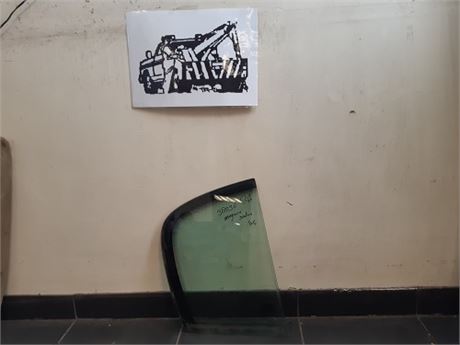 Renault Megane 4 drs 2002-2006 Scheerraam rechts achter