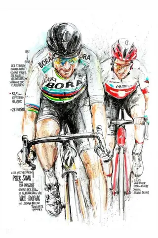 Wielrennen - Peter Sagan - 2023 - Kunstwerk