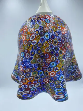 Campanella - Zakdoek hanglamp met Arlecchino murrine tips