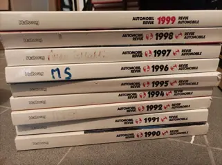 Documentatie - Lot de 9 magazines La Revue Automobile /