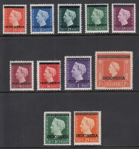 Indonesië 1948 - Hulpuitgifte - NVPH 351/361