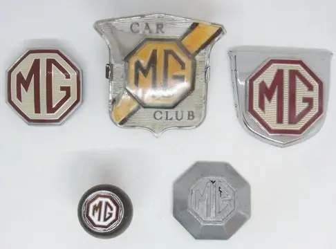Embleem/mascotte/kenteken - MG, MGCC &amp; MG Shift Knob -