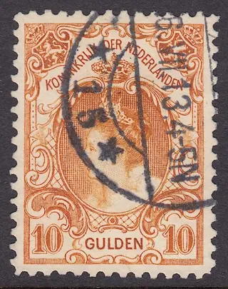 Nederland 1905 - Koningin Wilhelmina type 'Bontkraag' - NVPH 80