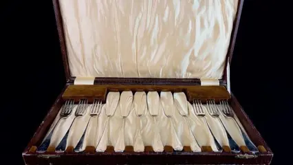 A1 EPNS SHEFFIELD ENGLAND - Visbestek (12) - Verzilverd