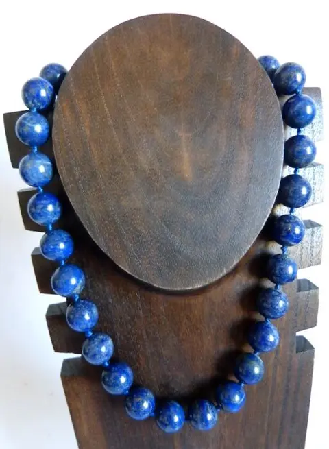 Kostbare Lapis Lazuli Halsketting Eerste kwaliteit - 46 cm