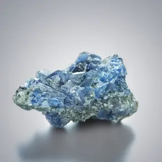 Premie! Scherpe Octaëder TANZANITE FLUORITE met QUARTZ op