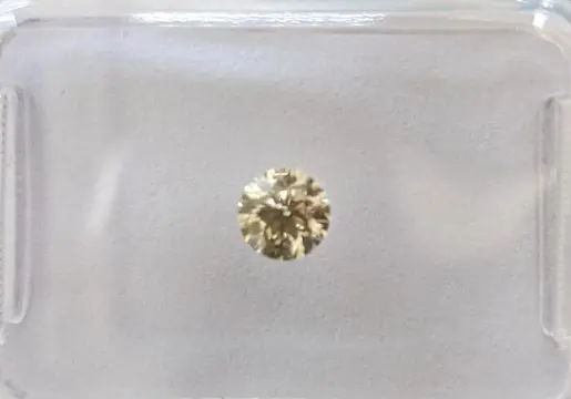 Diamant - 0.23 ct - Rond - W - X, Brown - VS2, No Reserve
