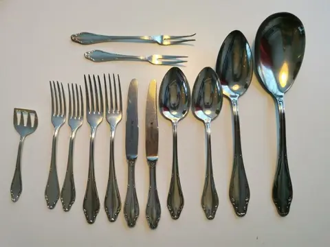 Welnner - Bestek (13) - Romantisch - .900 zilver - Mozart