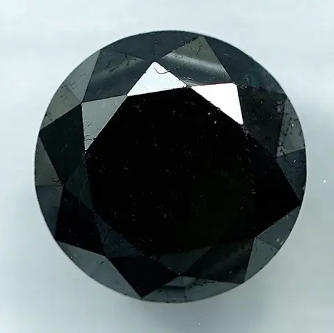 Diamant - 4.38 ct - Briljant - Kleurbehandeld, Black - N/A