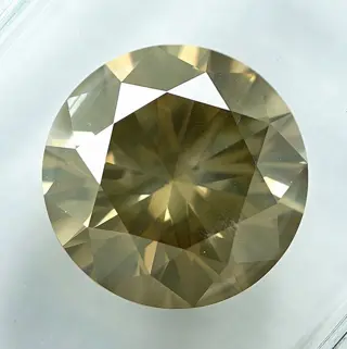 Diamant - 2.04 ct - Briljant - Natural Fancy Brownish