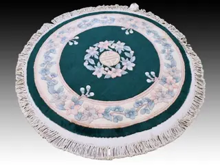 Round Aubusson - Vloerkleed - 93 cm - 93 cm