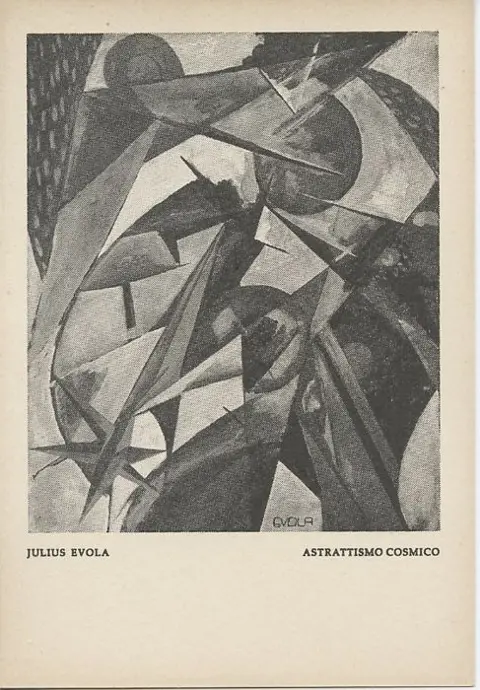 Italië - Julius Evola Dada futurisme - Enkele Ansichtkaart - 1936