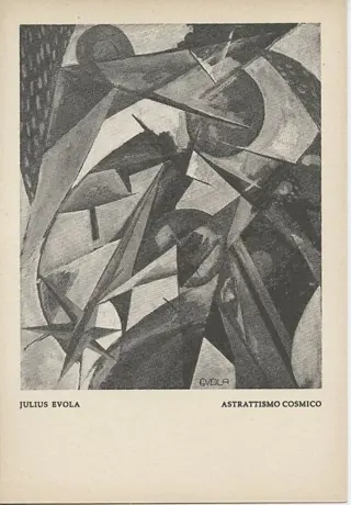 Italië - Julius Evola Dada futurisme - Enkele Ansichtkaart - 1936