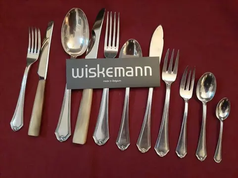 Wiskemann - Bestek voor 12 personen (130) - Verzilverd