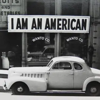 Dorothea Lange (1895-1965) - "I am an American", 1942