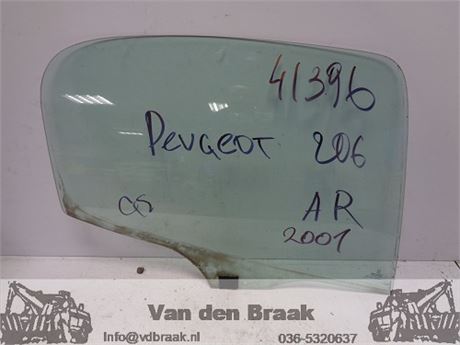 Peugeot 206 5drs 1998-2009 Portierraam rechts achter