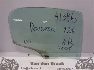 Peugeot 206 5drs 1998-2009 Portierraam rechts achter