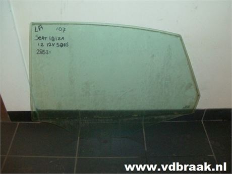 Seat Ibiza 5 deurs 2002-2009 Portierraam links achter