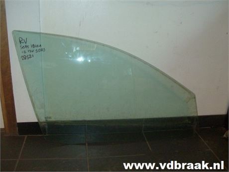 Seat Ibiza 5 deurs 2002-2009 Portierraam rechts voor