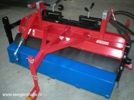 Veegmachine met opvangbak